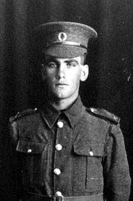 Eric Pridham Blanchard aged 16: he lied about his age on enlistment to fight in the 1st World War