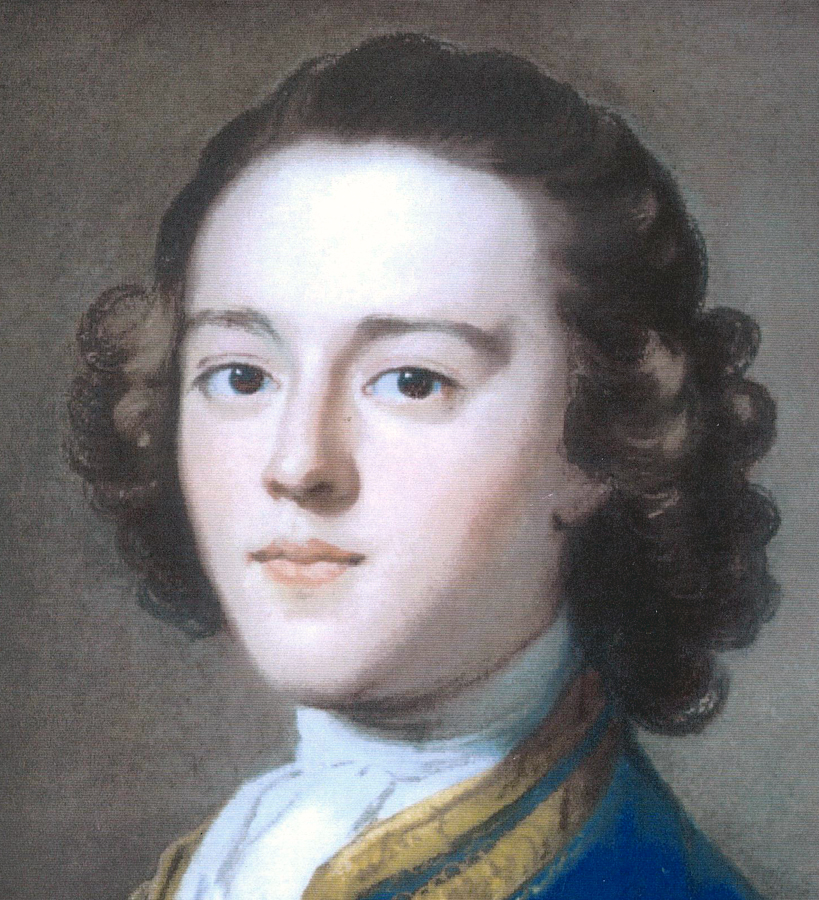George Rice, detail of a portrait by William Hoare of Bath (courtesy of Lord Dynevor)